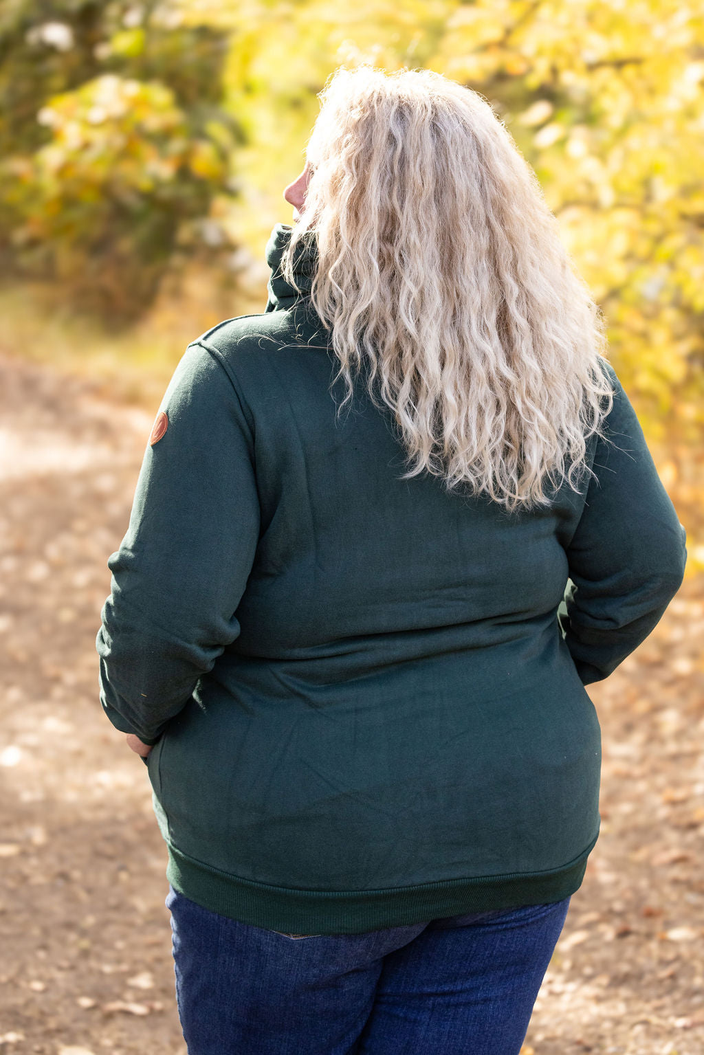 Quinn ZipUp Cowl - Evergreen