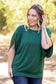 Darcy Dolman Top - Forest Green