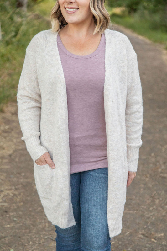 Madison Cozy Cardigan - Oatmeal