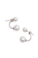 Double Pearl Stud Earrings