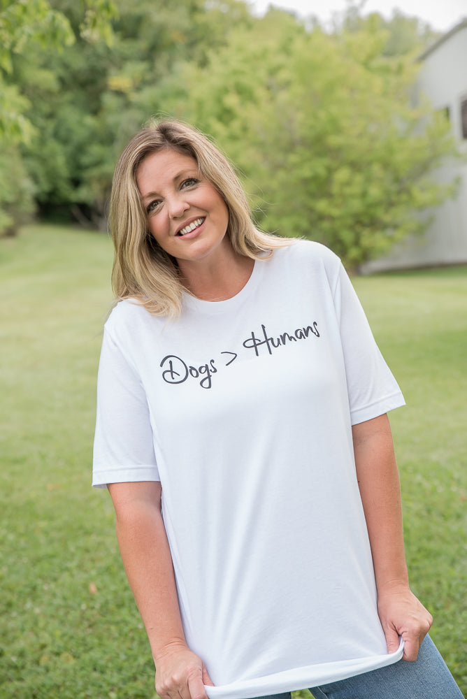 Dogs Over Humans Graphic Tee