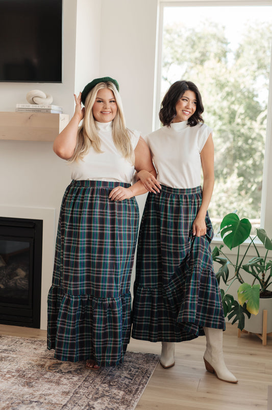 Plaid Perfection Maxi Skirt