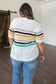 Derby Nights Retro Striped Top