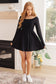 In the Thick of It Long Sleeve Skort Dress