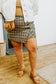 Late To Class Plaid Mini Skort