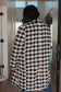 Monochromatic Moment Houndstooth Coat